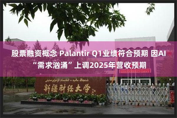 股票融资概念 Palantir Q1业绩符合预期 因AI“需求汹涌”上调2025年营收预期