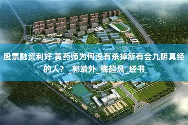 股票融资利好 黄药师为何没有杀掉所有会九阴真经的人？_郭靖外_梅超风_经书